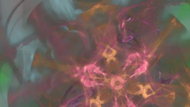 Fantezi kaotik renkli fraktal desen. Soyut Fraktal şekiller. 3D render resimde arka plan veya duvar kağıdı.