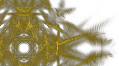 Fantezi kaotik renkli fraktal desen. Soyut Fraktal şekiller. 3D render resimde arka plan veya duvar kağıdı.