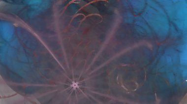 Fantezi kaotik renkli fraktal desen. Soyut Fraktal şekiller. 3D render resimde arka plan veya duvar kağıdı.