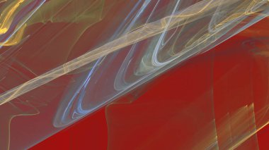 Fantezi kaotik renkli fraktal desen. Soyut Fraktal şekiller. 3D render resimde arka plan veya duvar kağıdı.