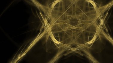 Fantezi kaotik renkli fraktal desen. Soyut Fraktal şekiller. 3D render resimde arka plan veya duvar kağıdı.