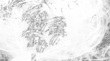 Fantezi kaotik renkli fraktal desen. Soyut Fraktal şekiller. 3D render resimde arka plan veya duvar kağıdı.