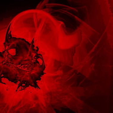 Fantezi kaotik renkli fraktal desen. Soyut Fraktal şekiller. 3D render resimde arka plan veya duvar kağıdı.