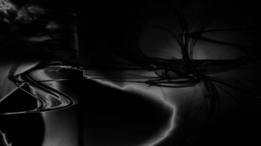 Fantezi kaotik renkli fraktal desen. Soyut Fraktal şekiller. 3D render resimde arka plan veya duvar kağıdı.