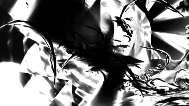 Fantezi kaotik renkli fraktal desen. Soyut Fraktal şekiller. 3D render resimde arka plan veya duvar kağıdı.