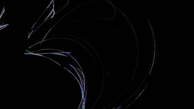 Fantezi kaotik renkli fraktal desen. Soyut Fraktal şekiller. 3D render resimde arka plan veya duvar kağıdı.