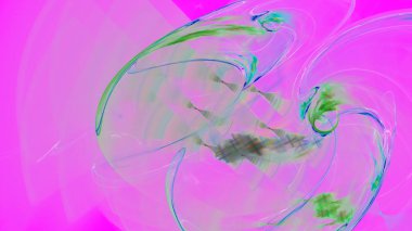 Fantezi kaotik renkli fraktal desen. Soyut Fraktal şekiller. 3D render resimde arka plan veya duvar kağıdı.