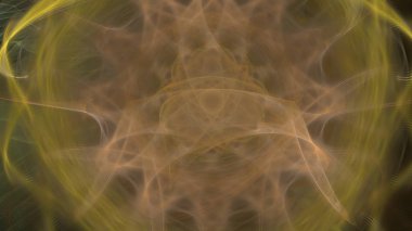 Fantezi kaotik renkli fraktal desen. Soyut Fraktal şekiller. 3D render resimde arka plan veya duvar kağıdı.