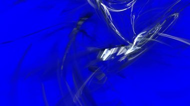 Fantezi kaotik renkli fraktal desen. Soyut Fraktal şekiller. 3D render resimde arka plan veya duvar kağıdı.