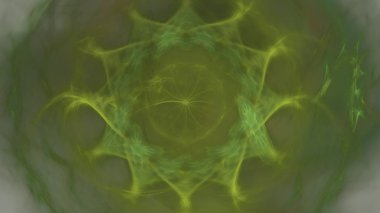 Fantezi kaotik renkli fraktal desen. Soyut Fraktal şekiller. 3D render resimde arka plan veya duvar kağıdı.