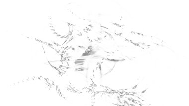 Fantezi kaotik renkli fraktal desen. Soyut Fraktal şekiller. 3D render resimde arka plan veya duvar kağıdı.