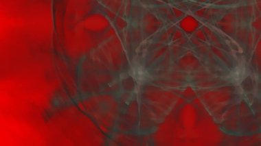 Fantezi kaotik renkli fraktal desen. Soyut Fraktal şekiller. 3D render resimde arka plan veya duvar kağıdı.