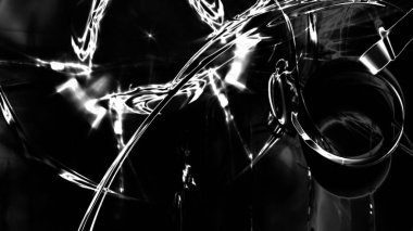 Fantezi kaotik renkli fraktal desen. Soyut Fraktal şekiller. 3D render resimde arka plan veya duvar kağıdı.