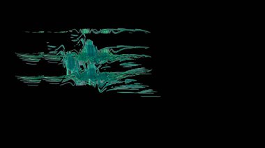 Fantezi kaotik renkli fraktal desen. Soyut Fraktal şekiller. 3D render resimde arka plan veya duvar kağıdı.