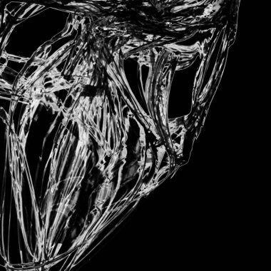 Fantezi kaotik renkli fraktal desen. Soyut Fraktal şekiller. 3D render resimde arka plan veya duvar kağıdı.