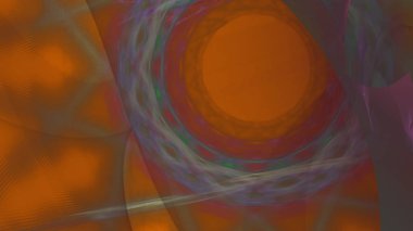 Fantezi kaotik renkli fraktal desen. Soyut Fraktal şekiller. 3D render resimde arka plan veya duvar kağıdı.