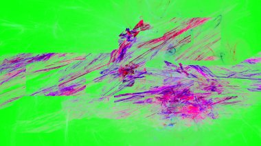 Fantezi kaotik renkli fraktal desen. Soyut Fraktal şekiller. 3D render resimde arka plan veya duvar kağıdı.