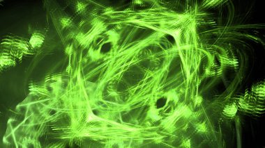 Fantezi kaotik renkli fraktal desen. Soyut Fraktal şekiller. 3D render resimde arka plan veya duvar kağıdı.