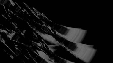 Fantezi kaotik renkli fraktal desen. Soyut Fraktal şekiller. 3D render resimde arka plan veya duvar kağıdı.