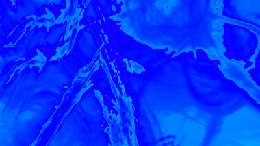 Fantezi kaotik renkli fraktal desen. Soyut Fraktal şekiller. 3D render resimde arka plan veya duvar kağıdı.