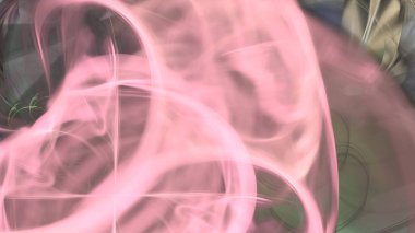 Fantezi kaotik renkli fraktal desen. Soyut Fraktal şekiller. 3D render resimde arka plan veya duvar kağıdı.