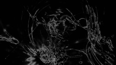 Fantezi kaotik renkli fraktal desen. Soyut Fraktal şekiller. 3D render resimde arka plan veya duvar kağıdı.