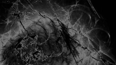 Fantezi kaotik renkli fraktal desen. Soyut Fraktal şekiller. 3D render resimde arka plan veya duvar kağıdı.