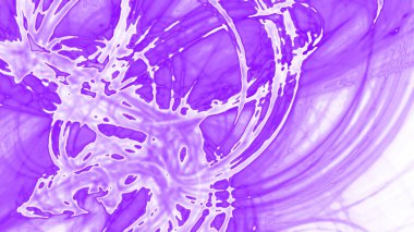 Fantezi kaotik renkli fraktal desen. Soyut Fraktal şekiller. 3D render resimde arka plan veya duvar kağıdı.