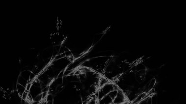 Fantezi kaotik renkli fraktal desen. Soyut Fraktal şekiller. 3D render resimde arka plan veya duvar kağıdı.