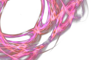 Fantezi kaotik renkli fraktal desen. Soyut Fraktal şekiller. 3D render resimde arka plan veya duvar kağıdı.