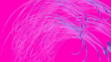 Fantezi kaotik renkli fraktal desen. Soyut Fraktal şekiller. 3D render resimde arka plan veya duvar kağıdı.