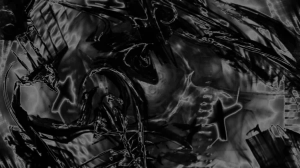 Fantezi kaotik renkli fraktal desen. Soyut Fraktal şekiller. 3D render resimde arka plan veya duvar kağıdı.