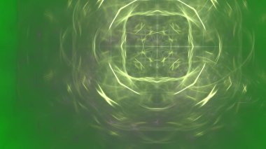 Fantezi kaotik renkli fraktal desen. Soyut Fraktal şekiller. 3D render resimde arka plan veya duvar kağıdı.