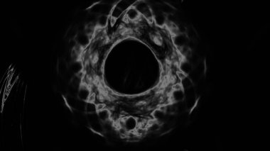 Fantezi kaotik renkli fraktal desen. Soyut Fraktal şekiller. 3D render resimde arka plan veya duvar kağıdı