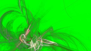 Fantezi kaotik renkli fraktal desen. Soyut Fraktal şekiller. 3D render resimde arka plan veya duvar kağıdı