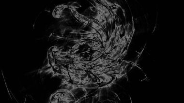 Fantezi kaotik renkli fraktal desen. Soyut Fraktal şekiller. 3D render resimde arka plan veya duvar kağıdı