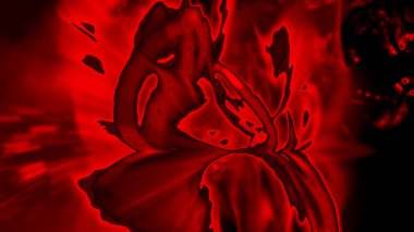 Fantezi kaotik renkli fraktal desen. Soyut Fraktal şekiller. 3D render resimde arka plan veya duvar kağıdı.