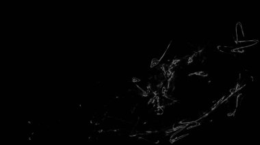 Fantezi kaotik renkli fraktal desen. Soyut Fraktal şekiller. 3D render resimde arka plan veya duvar kağıdı.