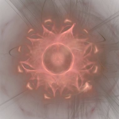 Fantezi kaotik renkli fraktal desen. Soyut Fraktal şekiller. 3D render resimde arka plan veya duvar kağıdı