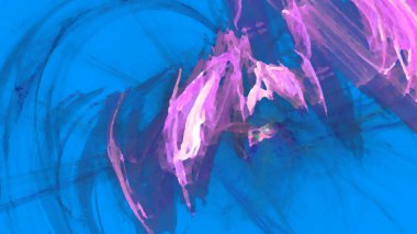 Fantezi kaotik renkli fraktal desen. Soyut Fraktal şekiller. 3D render resimde arka plan veya duvar kağıdı.