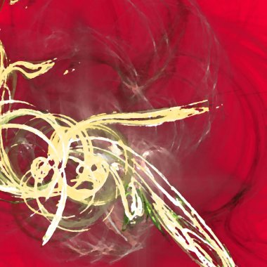 Fantezi kaotik renkli fraktal desen. Soyut Fraktal şekiller. 3D render resimde arka plan veya duvar kağıdı