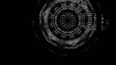 Fantezi kaotik renkli fraktal desen. Soyut Fraktal şekiller. 3D render resimde arka plan veya duvar kağıdı