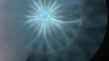 Fantezi kaotik renkli fraktal desen. Soyut Fraktal şekiller. 3D render resimde arka plan veya duvar kağıdı.