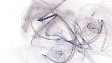 Fantezi kaotik renkli fraktal desen. Soyut Fraktal şekiller. 3D render resimde arka plan veya duvar kağıdı