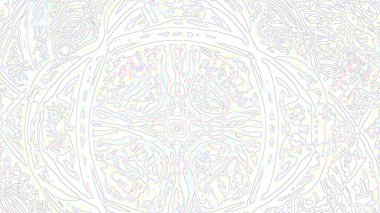 Fantezi kaotik renkli fraktal desen. Soyut Fraktal şekiller. 3D render resimde arka plan veya duvar kağıdı