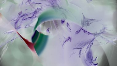 Fantezi kaotik renkli fraktal desen. Soyut Fraktal şekiller. 3D render resimde arka plan veya duvar kağıdı.