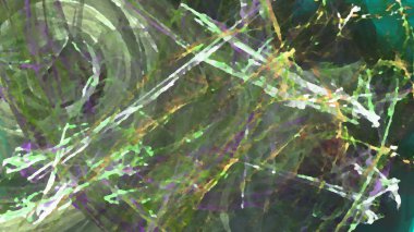 Fantezi kaotik renkli fraktal desen. Soyut Fraktal şekiller. 3D render resimde arka plan veya duvar kağıdı