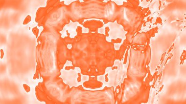 Fantezi kaotik renkli fraktal desen. Soyut Fraktal şekiller. 3D render resimde arka plan veya duvar kağıdı