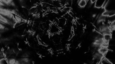 Fantezi kaotik renkli fraktal desen. Soyut Fraktal şekiller. 3D render resimde arka plan veya duvar kağıdı