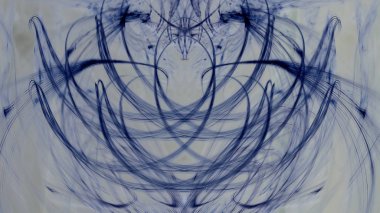 Fantezi kaotik renkli fraktal desen. Soyut Fraktal şekiller. 3D render resimde arka plan veya duvar kağıdı.